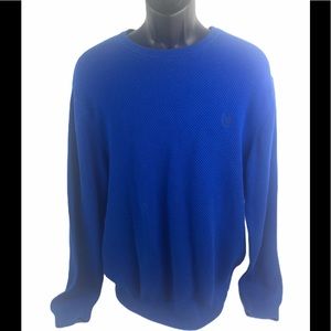 Chaps Royal Blue Sweater Sz XL